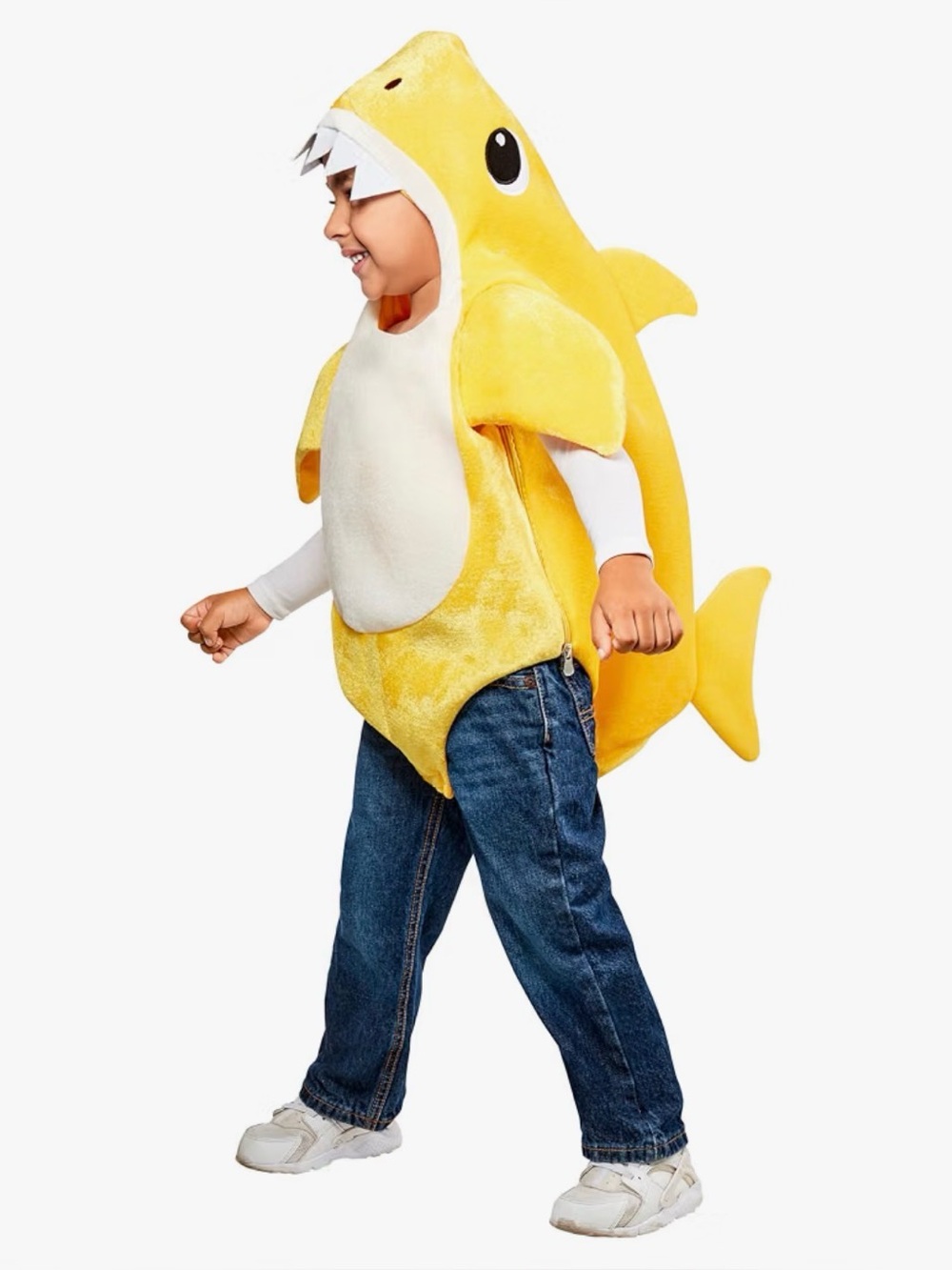 Baby Shark: Baby Shark Costume, Size 2T with Sound Chip for Toddlers, Unisex To